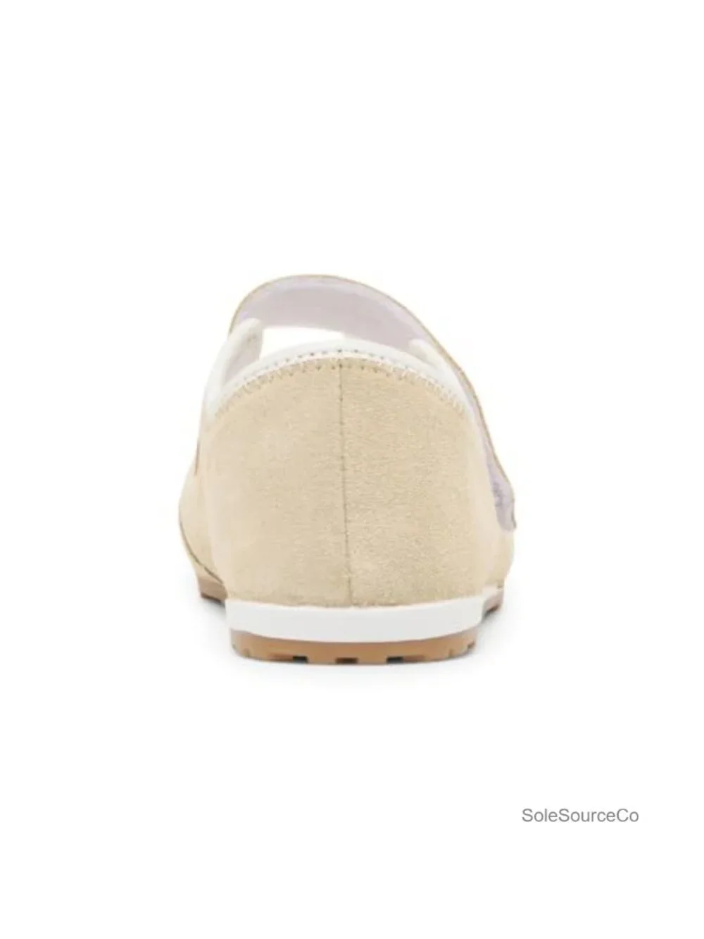 Faux Suede Mary Jane Ballet Flats Slip On Walking Shoes with Memory Foam